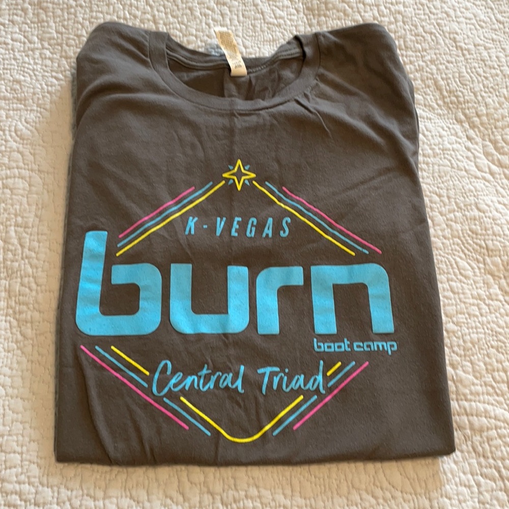 Burn Boot Camp location unisex t shirt size M
